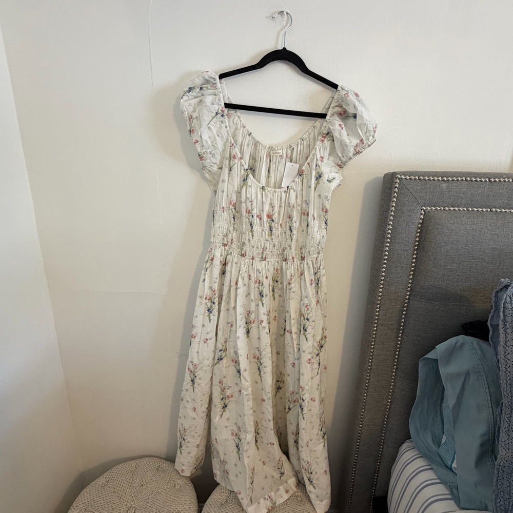 Doen White Floral Maxi Dress - Picture 4 of 4